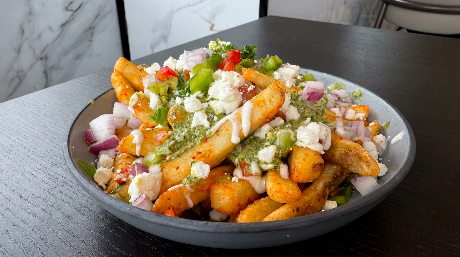 Achari fries