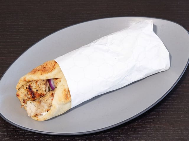 Chicken Souvlaki Wrap.