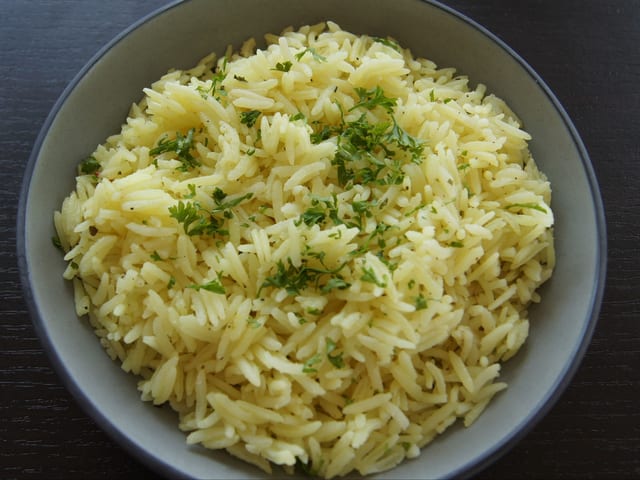 Side Garlic Butter Rice.
