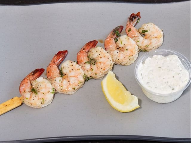 Garlic Butter Shrimp Skewer ( 2 skewers).